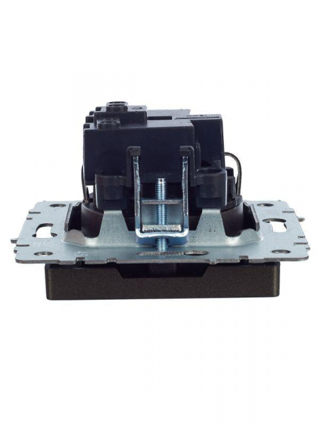 Розетка 1-м СП BRITE РС14-1-0-БрТБ 16А с заземл. защ. шторки механизм бронза IEK BR-R14-16-K45 ТехноИмпульс