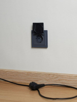 Розетка BRITE РСбш10-3-БрМ 16А IP20 с заземл. защ. шторки с крышкой механизм маренго IEK BR-R16-16-K35 ТехноИмпульс