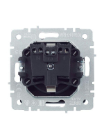 Розетка BRITE РСбш10-3-БрМ 16А IP20 с заземл. защ. шторки с крышкой механизм маренго IEK BR-R16-16-K35 ТехноИмпульс