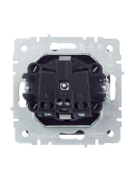 Розетка BRITE РСбш10-3-БрС 16А IP20 с заземл. защ. шторки с крышкой механизм сталь IEK BR-R16-16-K46 ТехноИмпульс