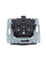 Розетка BRITE РСбш10-3-БрТБ 16А IP20 с заземл. защ. шторки с крышкой механизм бронза IEK BR-R16-16-K45 ТехноИмпульс