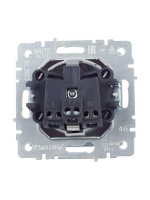 Розетка BRITE РСбш10-3-44-БрС 16А IP44 с заземл. защ. шторки с крышкой механизм сталь IEK BR-R16-16-44-K46 ТехноИмпульс