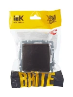 Розетка BRITE РСбш10-3-44-БрТБ 16А IP44 с заземл. защ. шторки с крышкой механизм бронза IEK BR-R16-16-44-K45 ТехноИмпульс