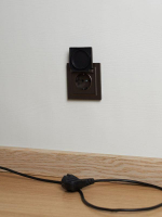 Розетка BRITE РСбш10-3-44-БрТБ 16А IP44 с заземл. защ. шторки с крышкой механизм бронза IEK BR-R16-16-44-K45 ТехноИмпульс