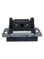 Выключатель 2-кл. СП BRITE ВС10-2-1-БрМ 10А с индик. механизм маренго IEK BR-V20-1-10-K35 ТехноИмпульс