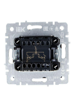 Выключатель 2-кл. СП BRITE ВС10-2-1-БрС 10А с индик. механизм сталь IEK BR-V20-1-10-K46 ТехноИмпульс