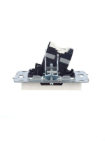 Розетка компьютерная СП RJ45 кат.5E BRITE РК10-БрЖ механизм жемчуж. IEK BR-K10-1-K36 ТехноИмпульс