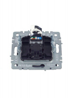 Розетка компьютерная СП RJ45 кат.5E BRITE РК10-БрМ механизм маренго IEK BR-K10-1-K35 ТехноИмпульс