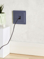 Розетка компьютерная СП RJ45 кат.5E BRITE РК10-БрМ механизм маренго IEK BR-K10-1-K35 ТехноИмпульс