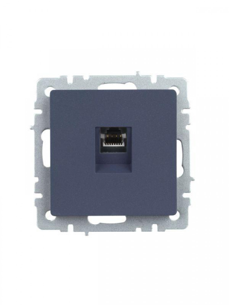 Розетка компьютерная СП RJ45 кат.5E BRITE РК10-БрМ механизм маренго IEK BR-K10-1-K35 ТехноИмпульс