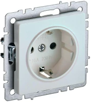 Розетка 1-м СП BRITE РС11-1-0-БрЖ 16А с заземл. без защ. шторки механизм жемчуж. IEK BR-R11-16-K36 ТехноИмпульс