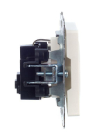 Розетка 1-м СП BRITE РС11-1-0-БрЖ 16А с заземл. без защ. шторки механизм жемчуж. IEK BR-R11-16-K36 ТехноИмпульс