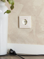 Розетка 1-м СП BRITE РС11-1-0-БрЖ 16А с заземл. без защ. шторки механизм жемчуж. IEK BR-R11-16-K36 ТехноИмпульс