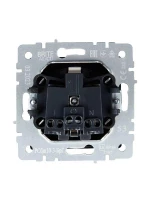 Розетка BRITE РСбш10-3-БрГ 16А IP20 с заземл. защ. шторки с крышкой механизм графит IEK BR-R16-16-K53 ТехноИмпульс