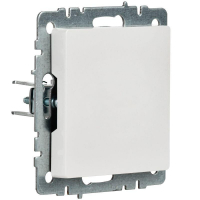 Заглушка с суппортом BRITE МЗ10-БрБ механизм бел. IEK BR-PL10-K01 ТехноИмпульс