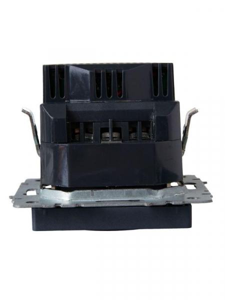 Розетка BRITE РЮш10-1-БрМ 16А с USB A+A 2.1А с заземл. защ. шторки механизм маренго IEK BR-R14-16-U21-D21-K35 ТехноИмпульс