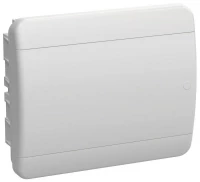 Корпус ЩРВ-П-12 TEKFOR IP41 бел. дверь пластик. IEK TF5-KP13-V-12-41-K01-K01 ТехноИмпульс