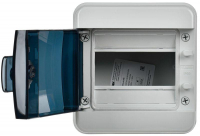 Корпус КМПн-6 TEKFOR IP65 черн. прозр. дверь пластик. IEK TF5-KP72-N-06-65-K03-K02 ТехноИмпульс