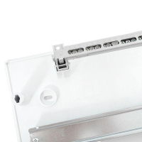 Щит распределительный навесной Unix 2х18мод. IP41 прозр. дверь PROxima EKF ux-2x18-n ТехноИмпульс