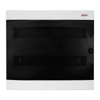 Щит распределительный навесной Unix 2х18мод. IP41 прозр. дверь PROxima EKF ux-2x18-n ТехноИмпульс