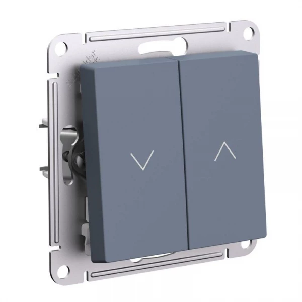 Выключатель для жалюзи 2-кл. AtlasDesign 10А механизм грифель SE ATN000719 ТехноИмпульс