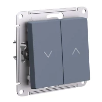 Выключатель для жалюзи 2-кл. AtlasDesign 10А механизм грифель SE ATN000719 ТехноИмпульс