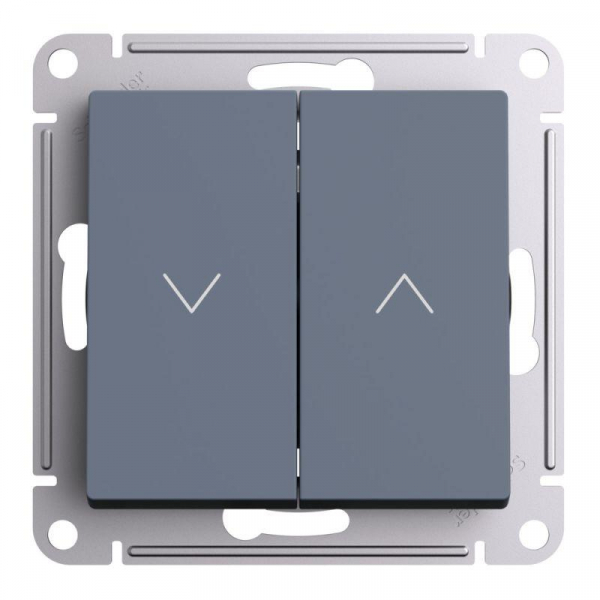 Выключатель для жалюзи 2-кл. AtlasDesign 10А механизм грифель SE ATN000719 ТехноИмпульс