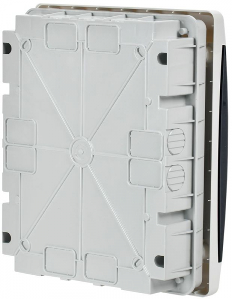 Корпус ЩРВ-П-18 UNION Compact IP41 черн. прозр. дверь пластик. IEK UIC-KP12-V-18-41-K01 ТехноИмпульс