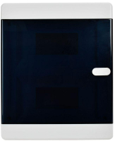 Корпус ЩРВ-П-18 UNION Compact IP41 черн. прозр. дверь пластик. IEK UIC-KP12-V-18-41-K01 ТехноИмпульс