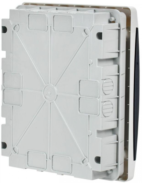 Корпус ЩРВ-П-18 UNION Compact IP41 черн. прозр. дверь пластик. IEK UIC-KP12-V-18-41-K01 ТехноИмпульс