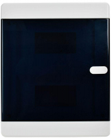 Корпус ЩРН-П-18 UNION Compact IP41 черн. прозр. дверь пластик. IEK UIC-KP12-N-18-41-K01 ТехноИмпульс