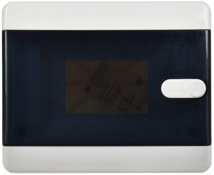 Корпус ЩРН-П-6 UNION Compact IP41 черн. прозр. дверь пластик. IEK UIC-KP12-N-06-41-K01 ТехноИмпульс