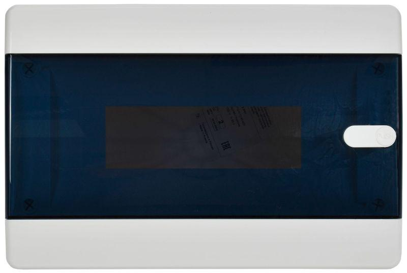 Корпус ЩРН-П-12 UNION Compact IP41 черн. прозр. дверь пластик. IEK UIC-KP12-N-12-41-K01 ТехноИмпульс