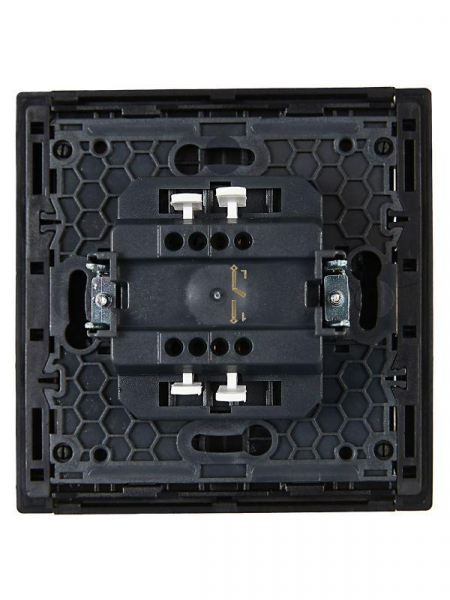 Выключатель 1-кл. СП FORTE&PIANO 10А FP101 черн. IEK FP-V10-0-10-1-K02 ТехноИмпульс