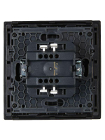 Выключатель 1-кл. СП FORTE&PIANO 10А FP101 черн. IEK FP-V10-0-10-1-K02 ТехноИмпульс