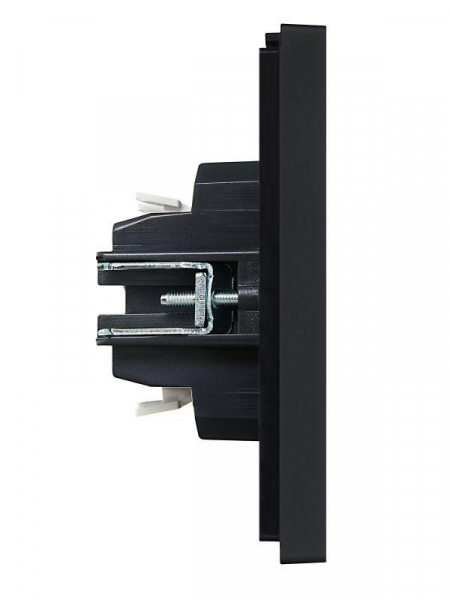 Выключатель 1-кл. СП FORTE&PIANO 10А FP101 черн. IEK FP-V10-0-10-1-K02 ТехноИмпульс