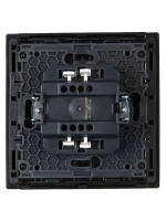 Выключатель 1-кл. СП FORTE&PIANO 10А FP101 черн. IEK FP-V10-0-10-1-K02 ТехноИмпульс