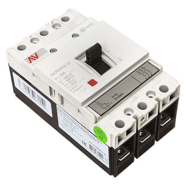 Выключатель автоматический 3п 50А 35кА AV POWER-1/3 TR AVERES EKF mccb-13-50-TR-av ТехноИмпульс