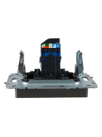 Розетка компьютерная СП RJ45 кат.6 BRITE РК11-БрС механизм сталь IEK BR-K10-2-K46 ТехноИмпульс