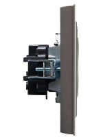 Розетка СП BRITE РСР10-1-0-БрС 10А в сборе без заземл. без защ. шторок сталь IEK BR-R10-10-K46-F ТехноИмпульс