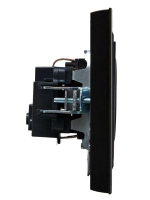 Розетка СП BRITE РСР14-1-0-БрЧ 16А в сборе с заземл. защ. шторки черн. IEK BR-R14-16-K02-F ТехноИмпульс