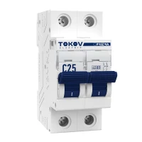 Выключатель автоматический модульный 2П 25А 4.5кА х-ка C TOKOV Electric TKE-PZ45-MCBI-2-25-C ТехноИмпульс