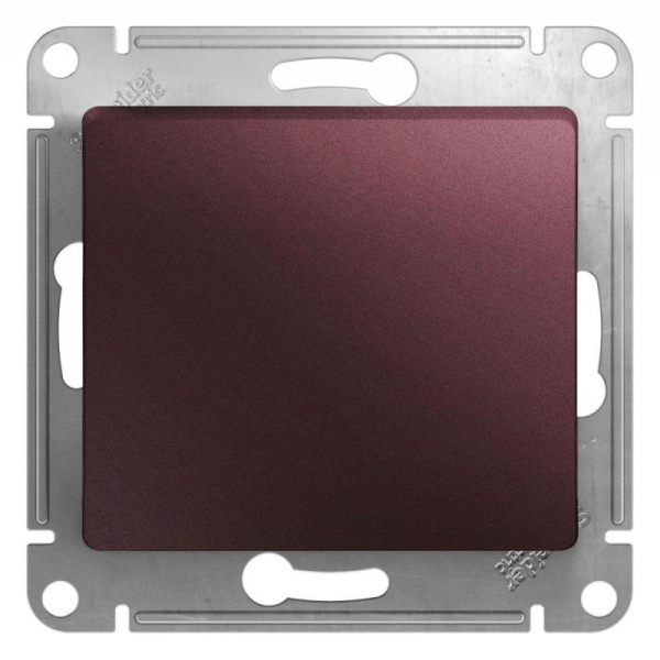 Переключатель проходной 1-кл. СП Glossa 10А IP20 (сх. 6) 10AX механизм баклажан. SE GSL001161 ТехноИмпульс