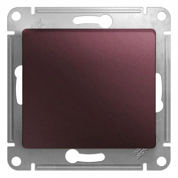 Переключатель проходной 1-кл. СП Glossa 10А IP20 (сх. 6) 10AX механизм баклажан. SE GSL001161 ТехноИмпульс