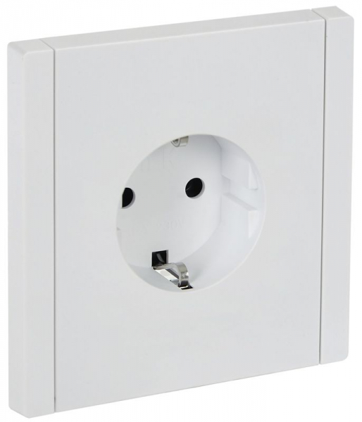 Розетка СП FORTE&PIANO FP214 16А с заземл. без защ. шторок безвинт. крепл. бел. IEK FP-R11-16-1-K01 ТехноИмпульс