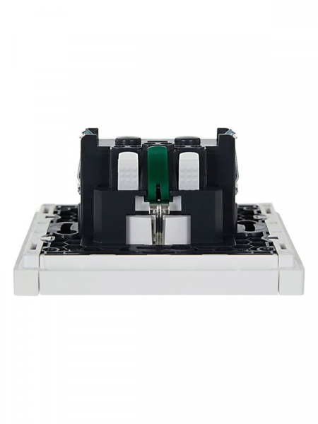 Розетка СП FORTE&PIANO FP214 16А с заземл. без защ. шторок безвинт. крепл. бел. IEK FP-R11-16-1-K01 ТехноИмпульс