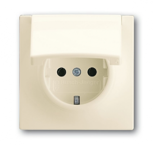 Розетка 1-м СП 1мод. Impuls 16А IP21 250В Schuko с крышкой сл. кость ABB 2CKA002018A1488 ТехноИмпульс