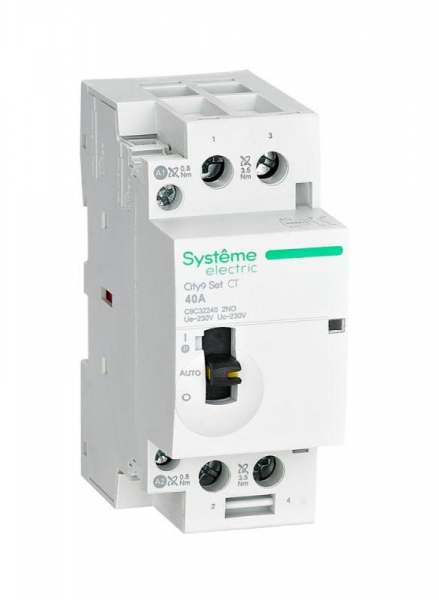 Контактор 2п City9 Set 2НО 40А AC 230В-230В SE C9C32240 ТехноИмпульс