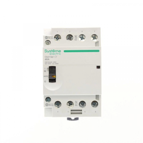 Контактор 4п City9 Set 4НО 40А AC 400В-230В SE C9C32440 ТехноИмпульс