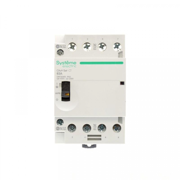 Контактор 4п City9 Set 4НО 63А AC 400В-230В SE C9C32463 ТехноИмпульс